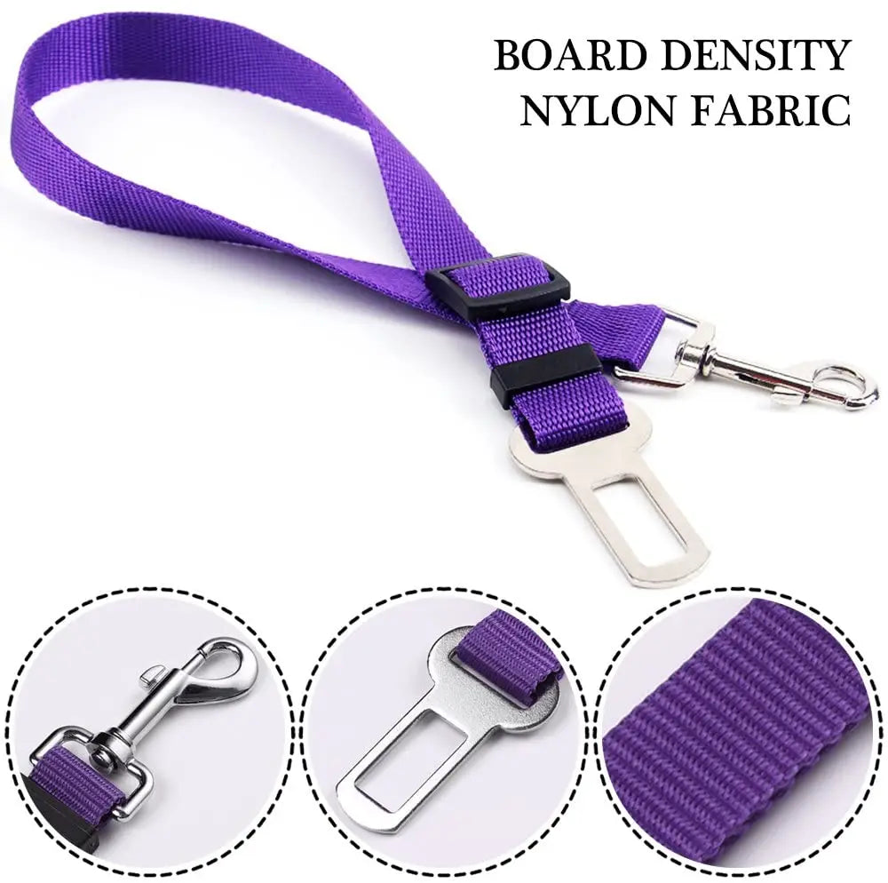 Adjustable Pet Car Seat Belt - Multiple Colours