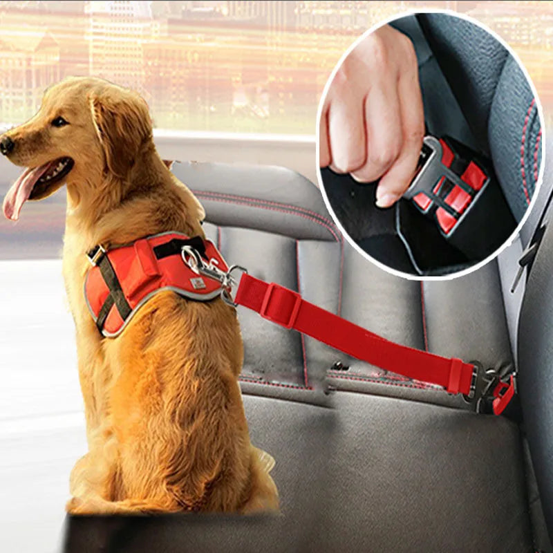 Adjustable Pet Car Seat Belt - Multiple Colours