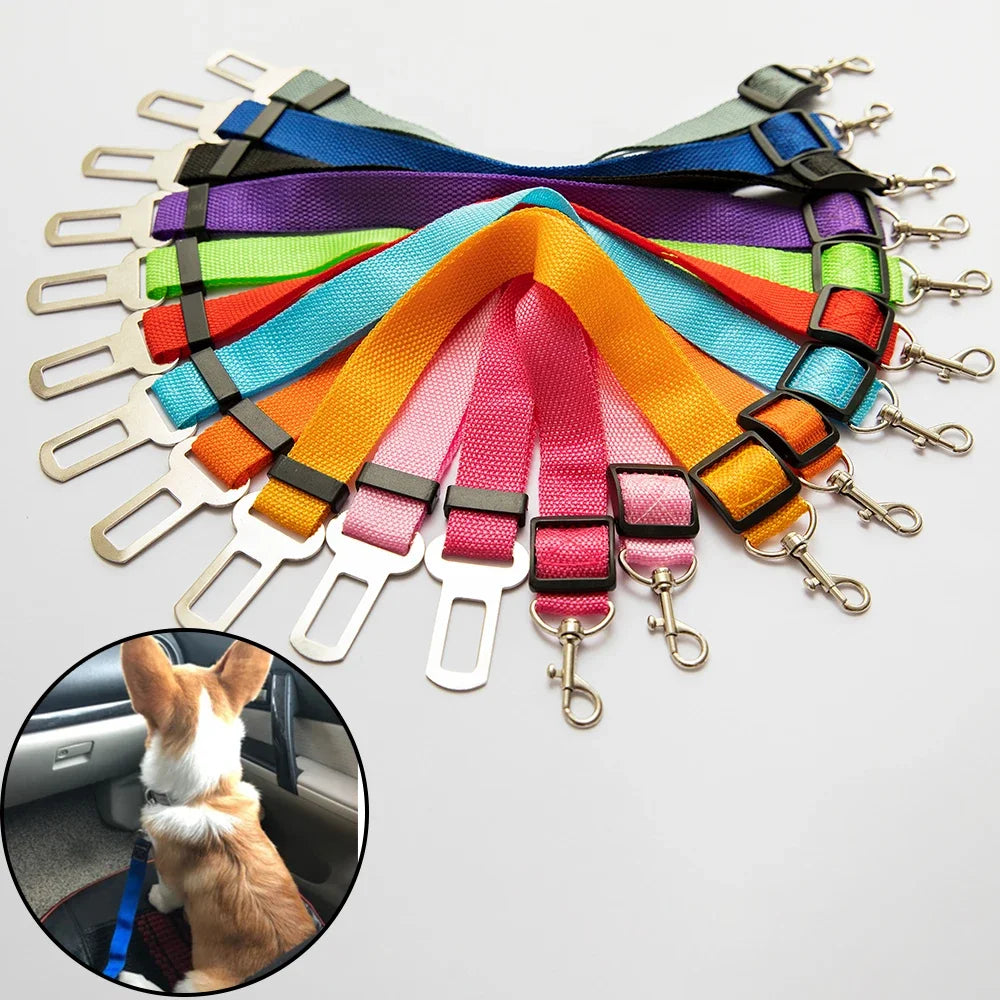 Adjustable Pet Car Seat Belt - Multiple Colours