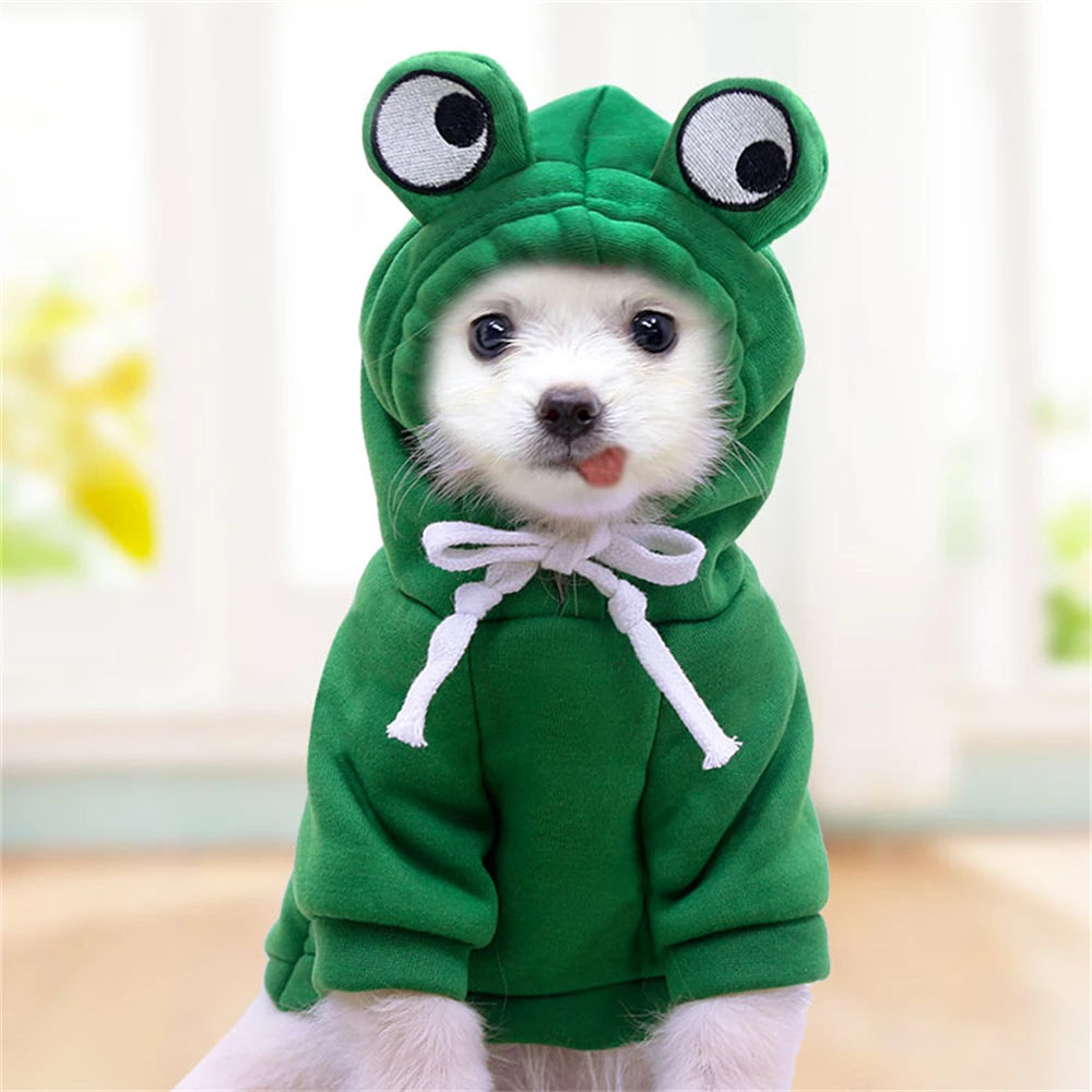 Pet Hoodies - Frog