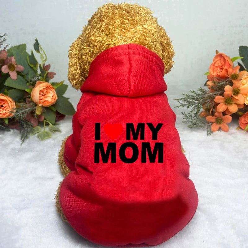 Pet Hoodies - I Love My Mom