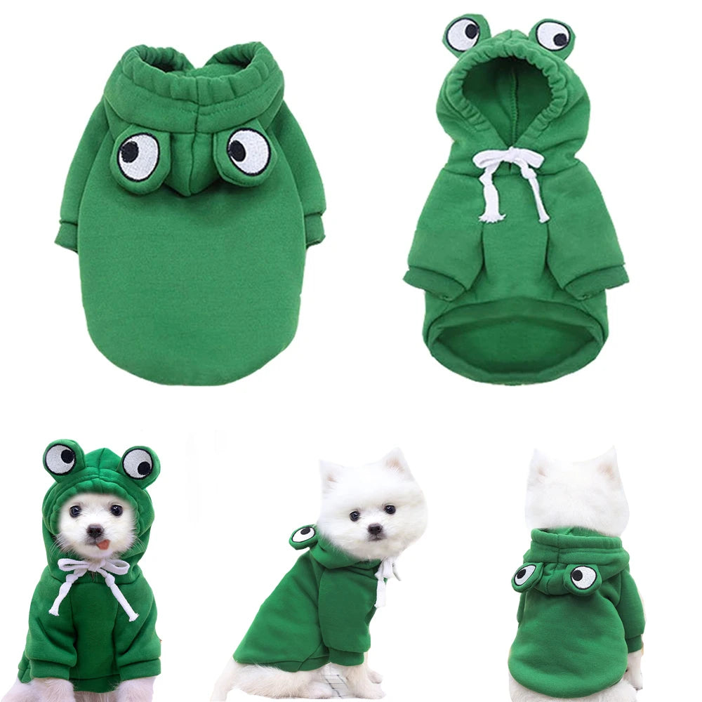 Pet Hoodies - Frog