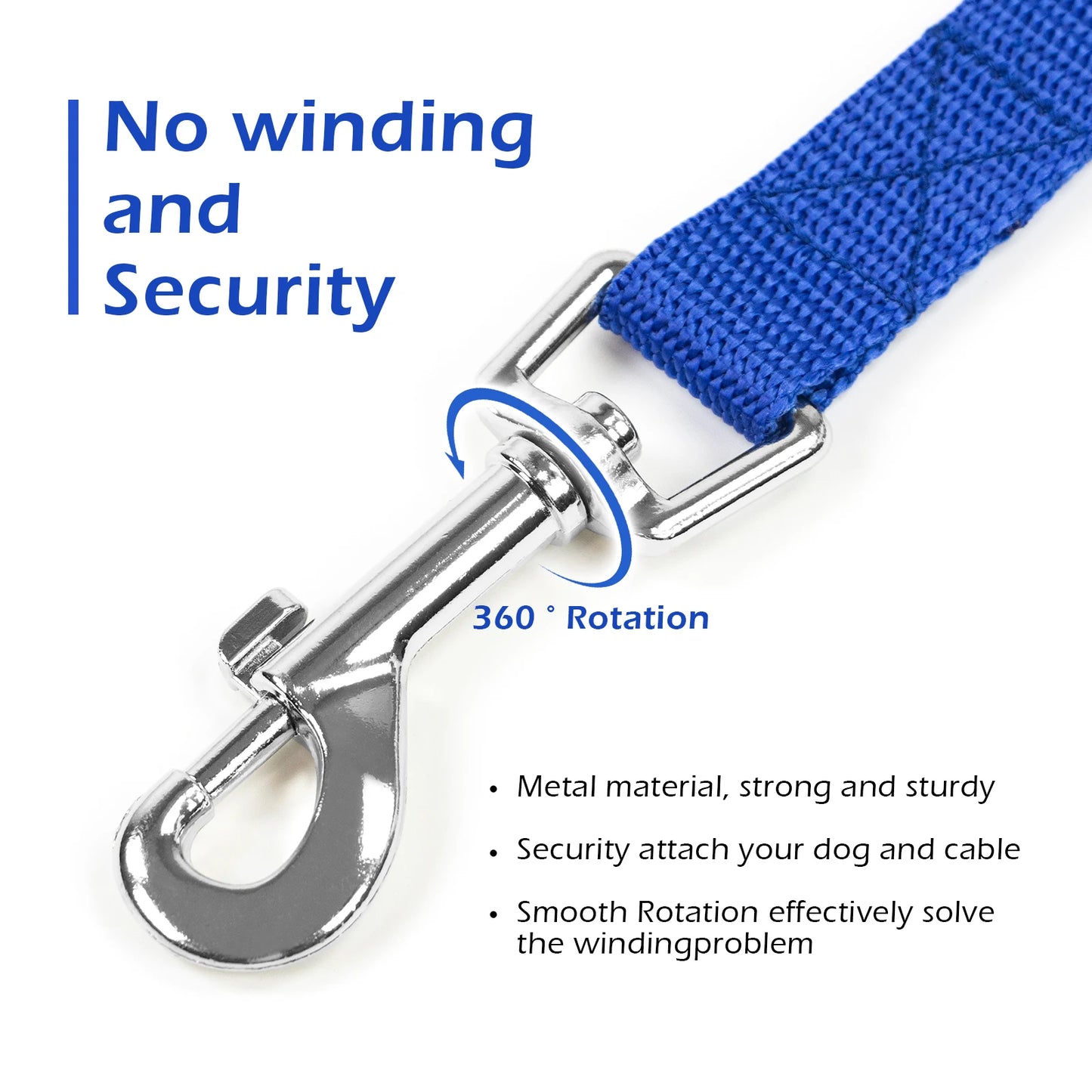 Nylon Dog Leashes - Multiple Lengths Available