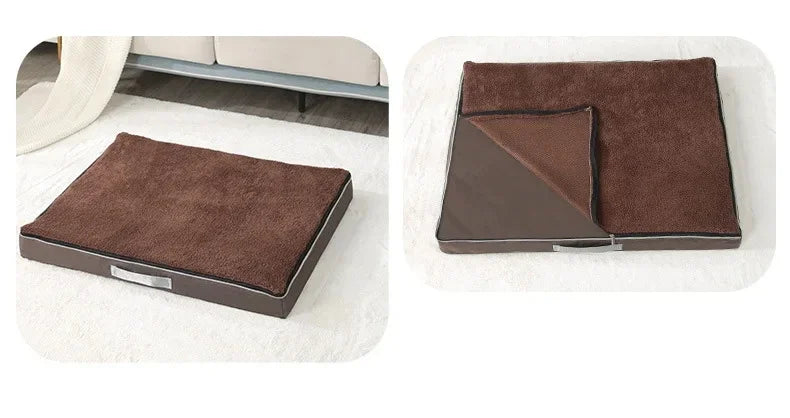 Plush Dog Bed Removable Washable Mattress