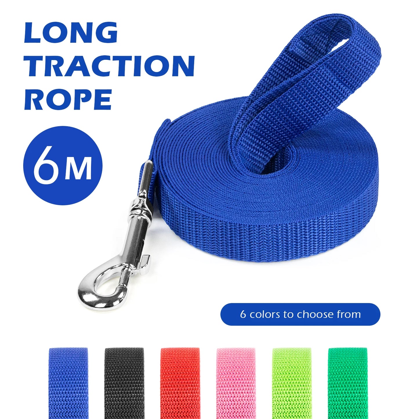 Nylon Dog Leashes - Multiple Lengths Available