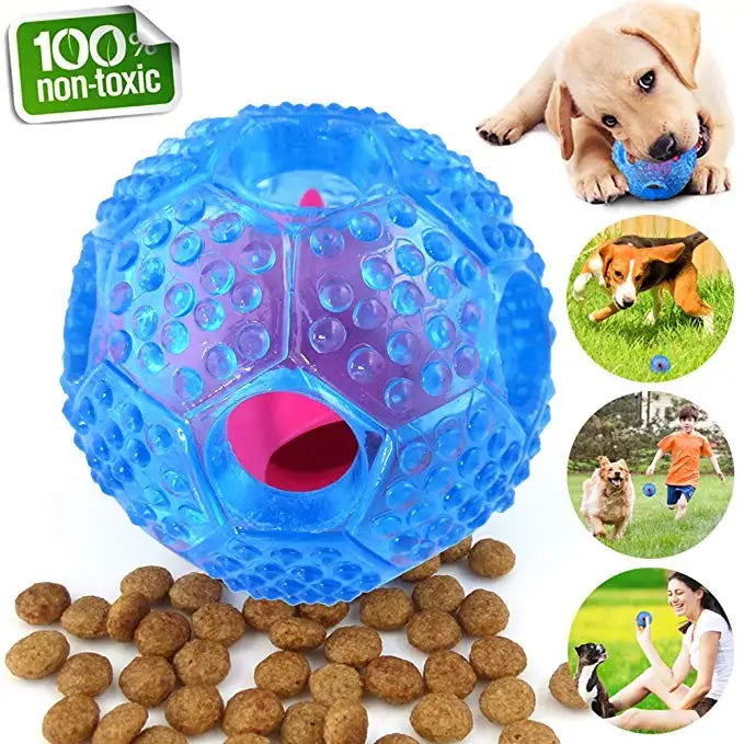 Interactive IQ Chew Toys Ball for Medium-Large Dogs