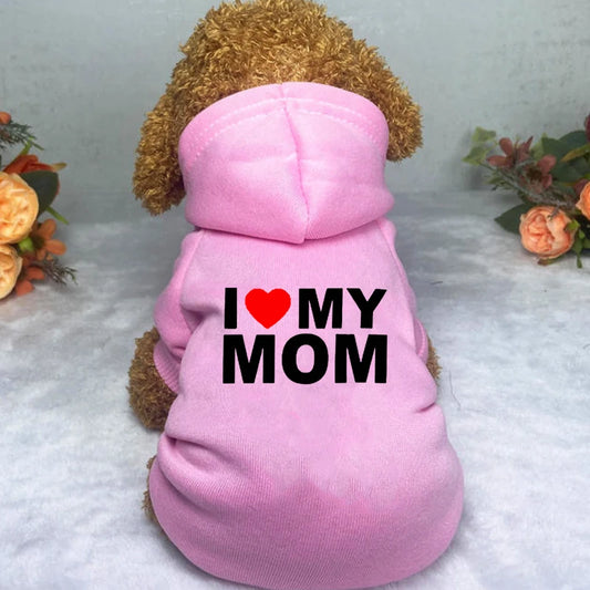 Pet Hoodies - I Love My Mom