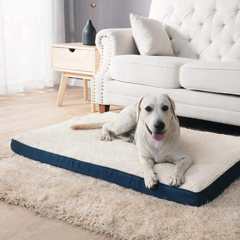 Plush Dog Bed Removable Washable Mattress